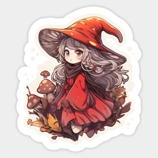 Adorable Forest Fairy Sticker